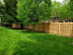 attractive wood privacy fence