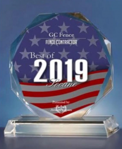 Fence Company Award